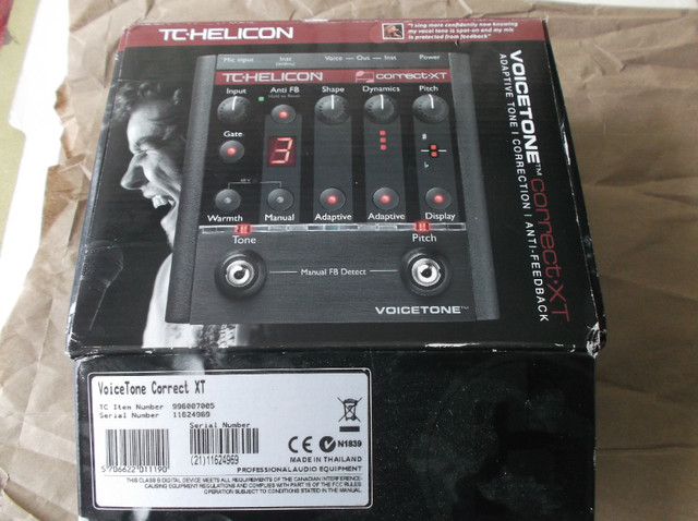 tc helicon voice tone pedal correct XT dans Amplificateurs et pédales  à Sherbrooke - Image 3