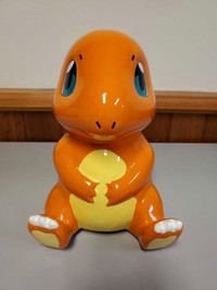 Pokemon Charmander Ceramic coin bank new rare.