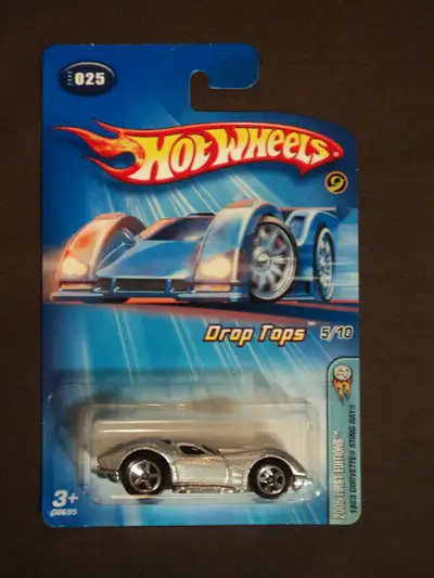 HOT WHEELS 1963 CORVETTE STING RAY #25, View more