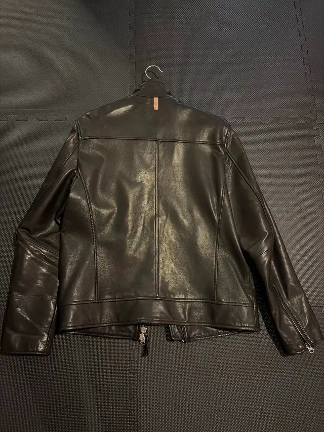 Mackage Black Leather Jacket - Great condition. Hardly worn. in Men's in Mississauga / Peel Region - Image 3