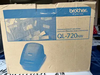 Up for sale is a Brother QL-720NW label printer, perfect for small businesses, shipping labels, barc...