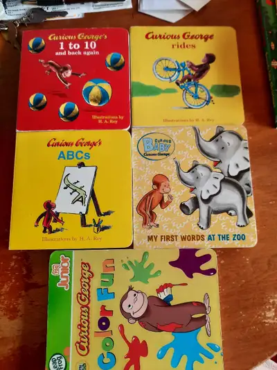 CURIOUS GEORGE BOARD BOOKS LOT OF 17, View more