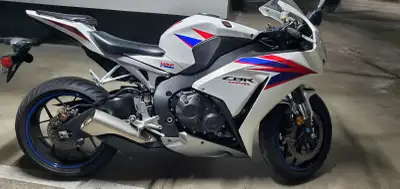 2012 Pearl White Honda CBR1000RR HRC 20th Anniversary, 20,800 KM, Third owner, Fresh oil and filter,...