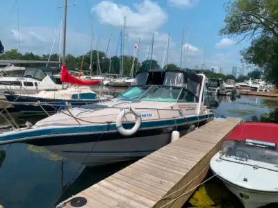 In excellent working order powered by two mercruiser 360HP - many upgrades - new carpet, new v-berth...