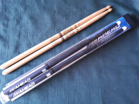 Neil Peart and AHEAD Drumsticks, cowbell, 
drum and cymbal pads