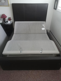 Gently Used Tempur-Pedic Adjustable Bed Base w Headboard  frame
