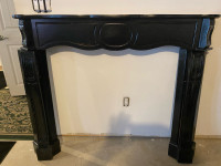 2 fireplace mantle 