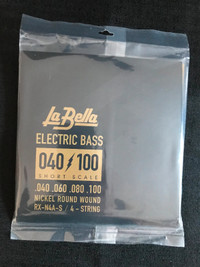 La Bella Unopened Strings Set for 4-string Bass Short-Scale 30”