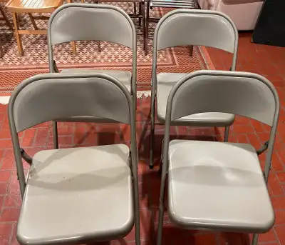 Metal folding chairs, View more