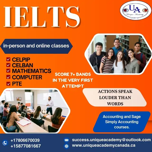 IELTS/CELPIP/CELBAN/PTE/SPOKEN ENGLISH-GUARANTEED RESULTS