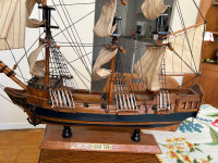 Grand Turk Model Wooden Ship collectors 