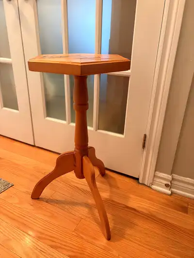 Wooden Pedestal Table, View more