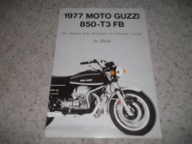 1977  Moto Guzzi  850 - T3 FB in Other in City of Toronto