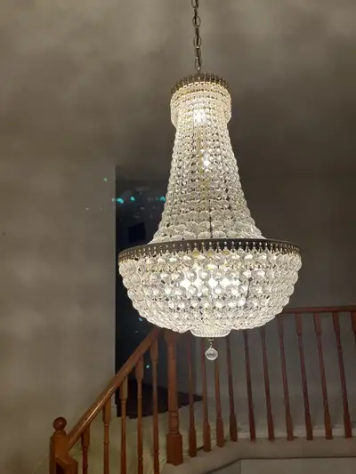 XLarge Heavy Crystal Chandelier $140, View more