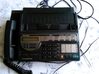 fax machine w/ telephone