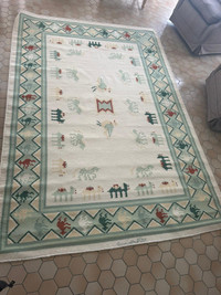 8”7x 5”10 hand made carpet