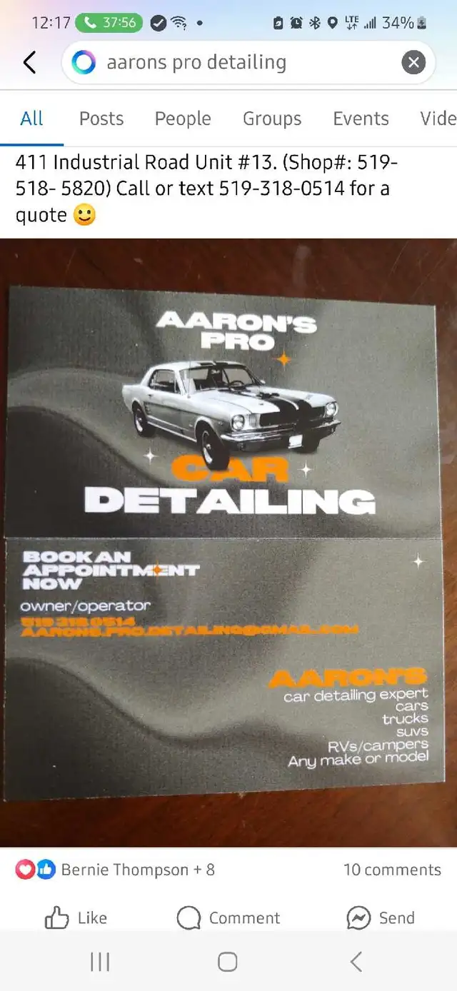 Aaron's pro detailing 414911245898240002