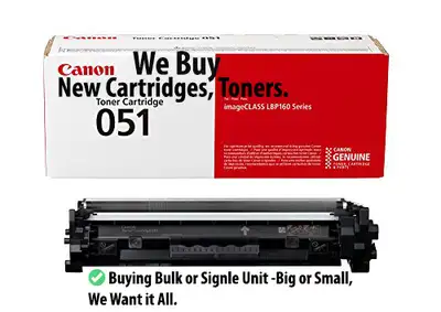 We Buy Surplus Toners & Ink, View more