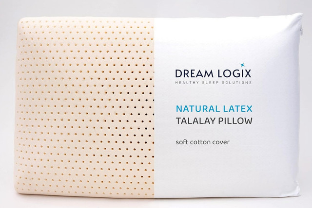 SOLD - Dream Logix Premium Natural Latex Pillow - Soft, 28"×16" dans Literie  à Ville de Montréal - Image 4