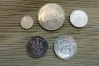 $Paye$ 10x FACE VALUE Pièces en argent Canada USA Silver Coins