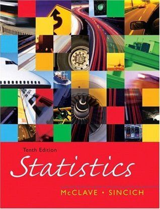 Statistics by James T. McClave, Terry Sincich 10th ed dans Manuels  à Ville de Montréal
