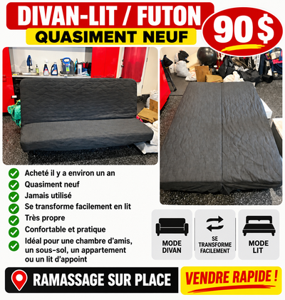 DIVAN-LIT / FUTON –, View more