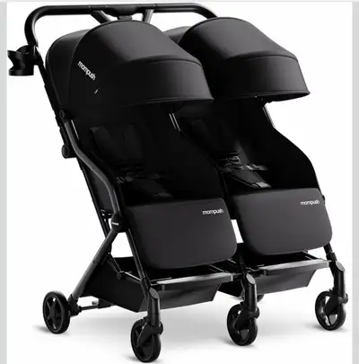 Mompush Lithe Double Stroller, Lightweight Side by Side Stroller, View more