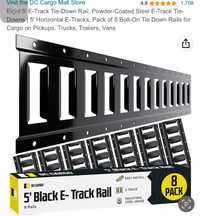 Strapping Tie down  tracks  Sold as Pairs