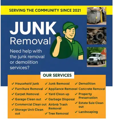 Get Rid Of Your Junk Today; We Pick Up Everything If you are looking to dispose or move any items su...