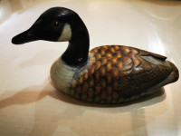 Carved and painted CANADA GOOSE