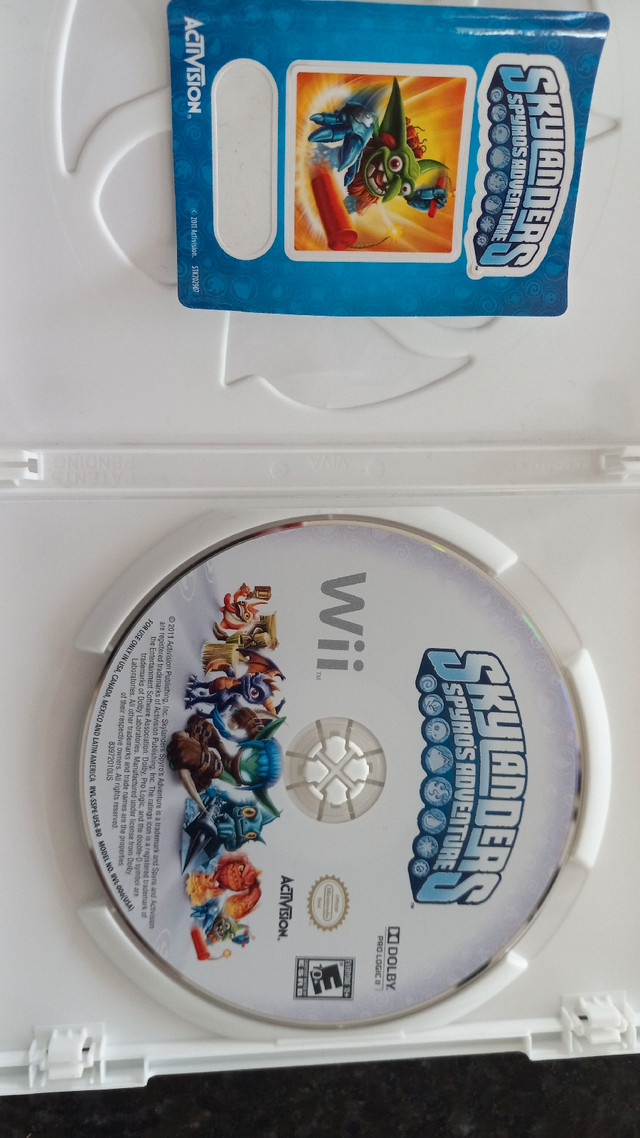 Wii Skylander Spyro's Adventure in Nintendo Wii in Kitchener / Waterloo - Image 3
