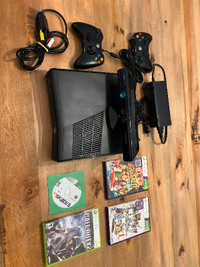 Xbox 360 with games/HDMI and Kinect