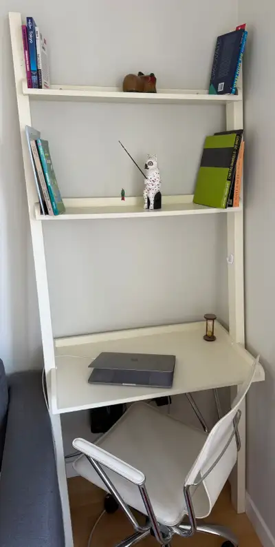 Computer desk + chair, View more