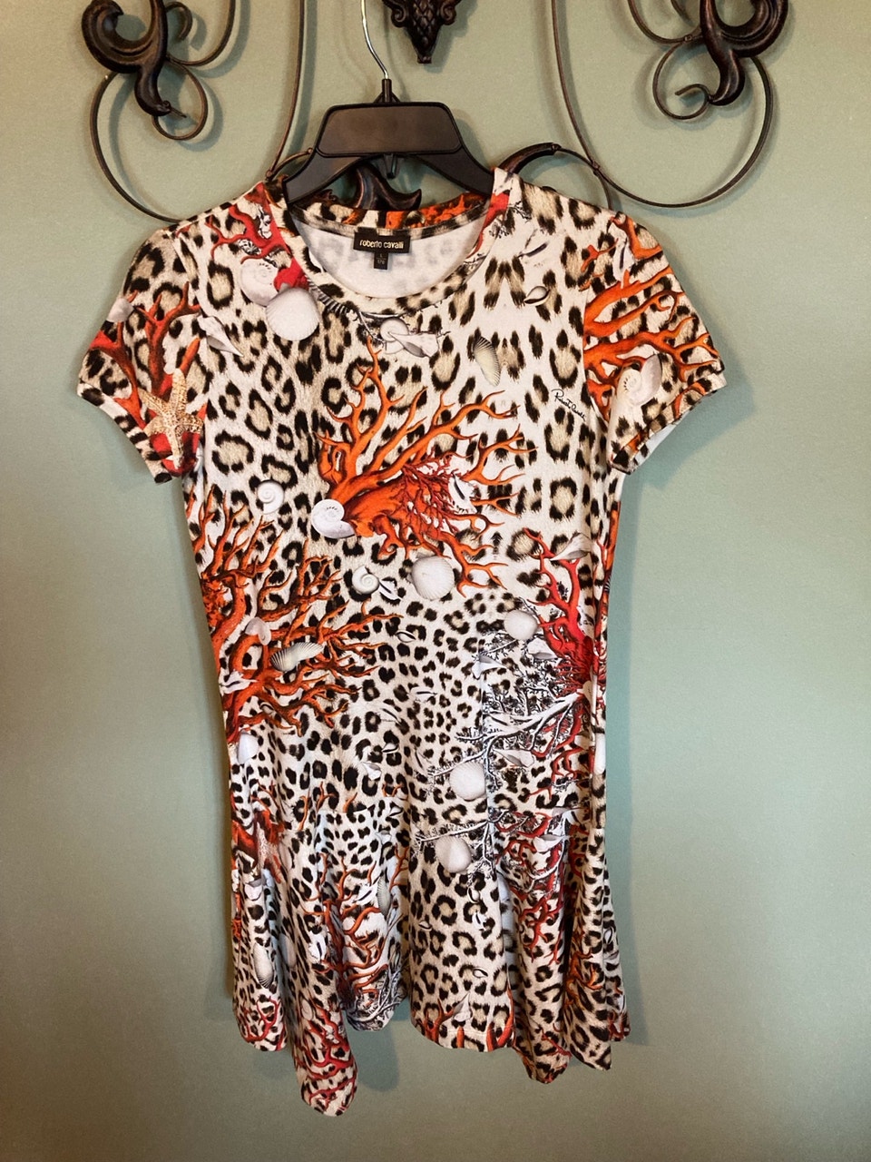 Roberto Cavalli, Roberto cavalli coral dress