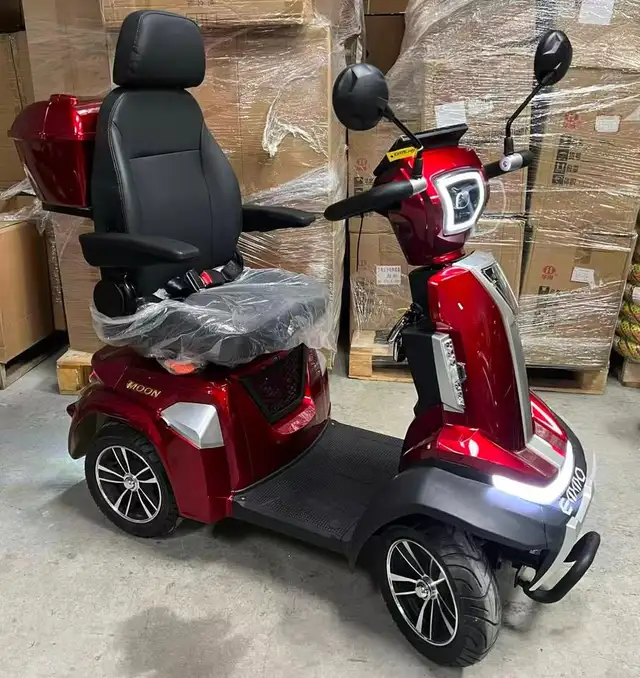 BRAND NEW EMMO ET4 Moon Electric 4-Wheel Scooter RED $400 OFF!!! in eBike in City of Toronto - Image 5