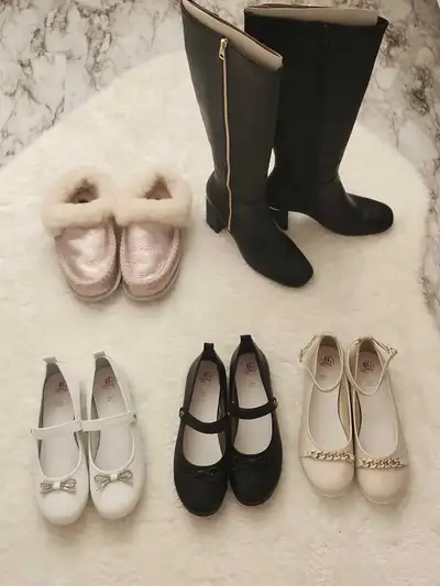 $20 each - Ballet flats are all new, never worn. Children's (big kid/youth) size 6, women's size 8....