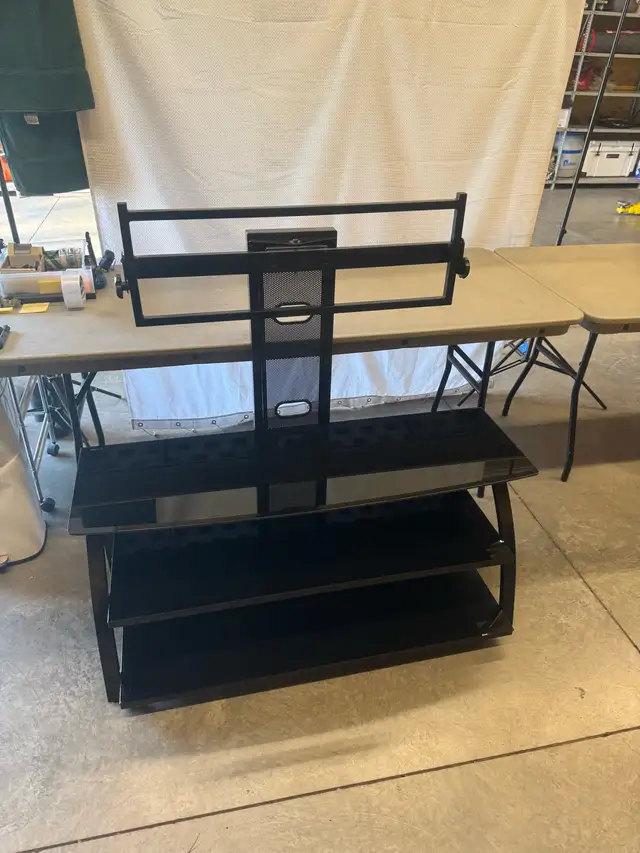 Swivel Mount Glass TV Stand in Other in Hamilton - Image 5