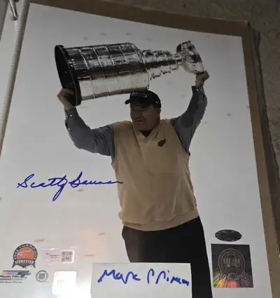 Scotty Bowman signed photos HOF Canadiens Red Wings COA Hockey, View more