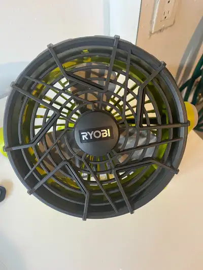 Ryobi cordless 18v fan, View more