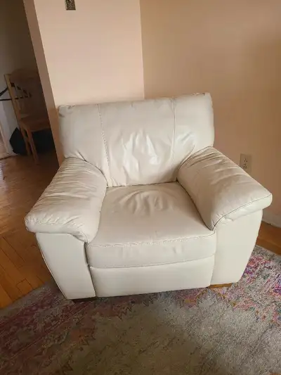very comfortable beige arm chair , View more