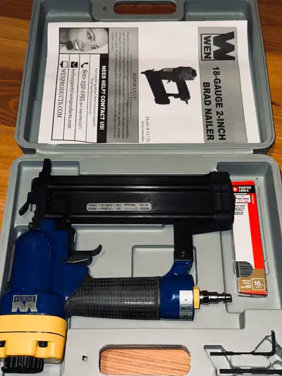 WEN 18‑Gauge 2" Brad Nailer Kit (Like New, Tested Only), View more