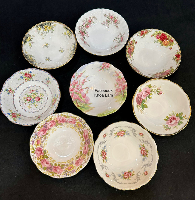 Multiple Royal Albert patterns fruit bowls & cereal bowls  in Kitchen & Dining Wares in Oakville / Halton Region - Image 3