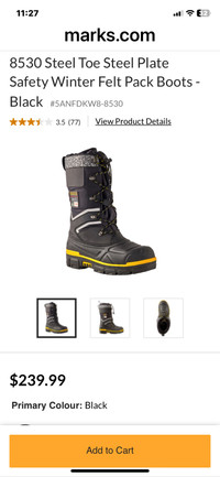 Brand New Dakota WorkPro Series Men' Steel Toe Safety Shoes