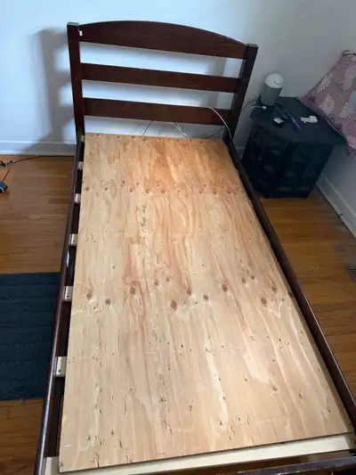 Twin Size Wooden Bed Frame, View more