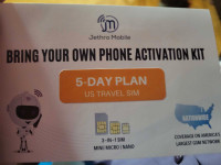 US 5 Day SIM Card