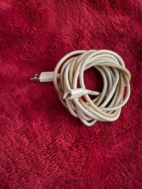 USB-A wall plugs and lightening cables 