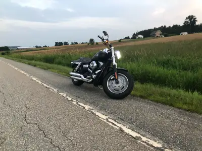 Fat bob 2012, 52,000km Très propre, bien entretenu Twin Cam 103pc 6 vitesses Faites votre offre