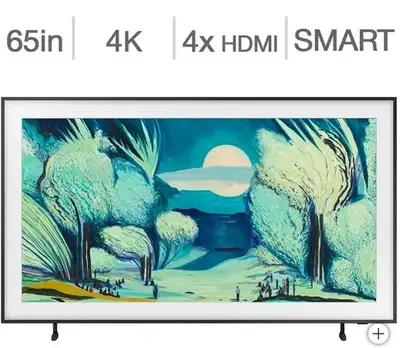 Télévision QLED 65'' QN65LS03FAFXZC FRAME TV 4K Smart Samsung, View more