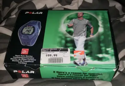 SELL or TRADE - Polar a3 heart rate monitor watch complete in bo, View more