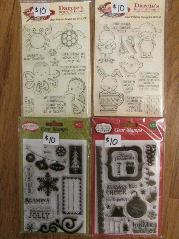 SALE! Acrylic and rubber stamp sets, most BNIP! in Hobbies & Crafts in City of Halifax - Image 2